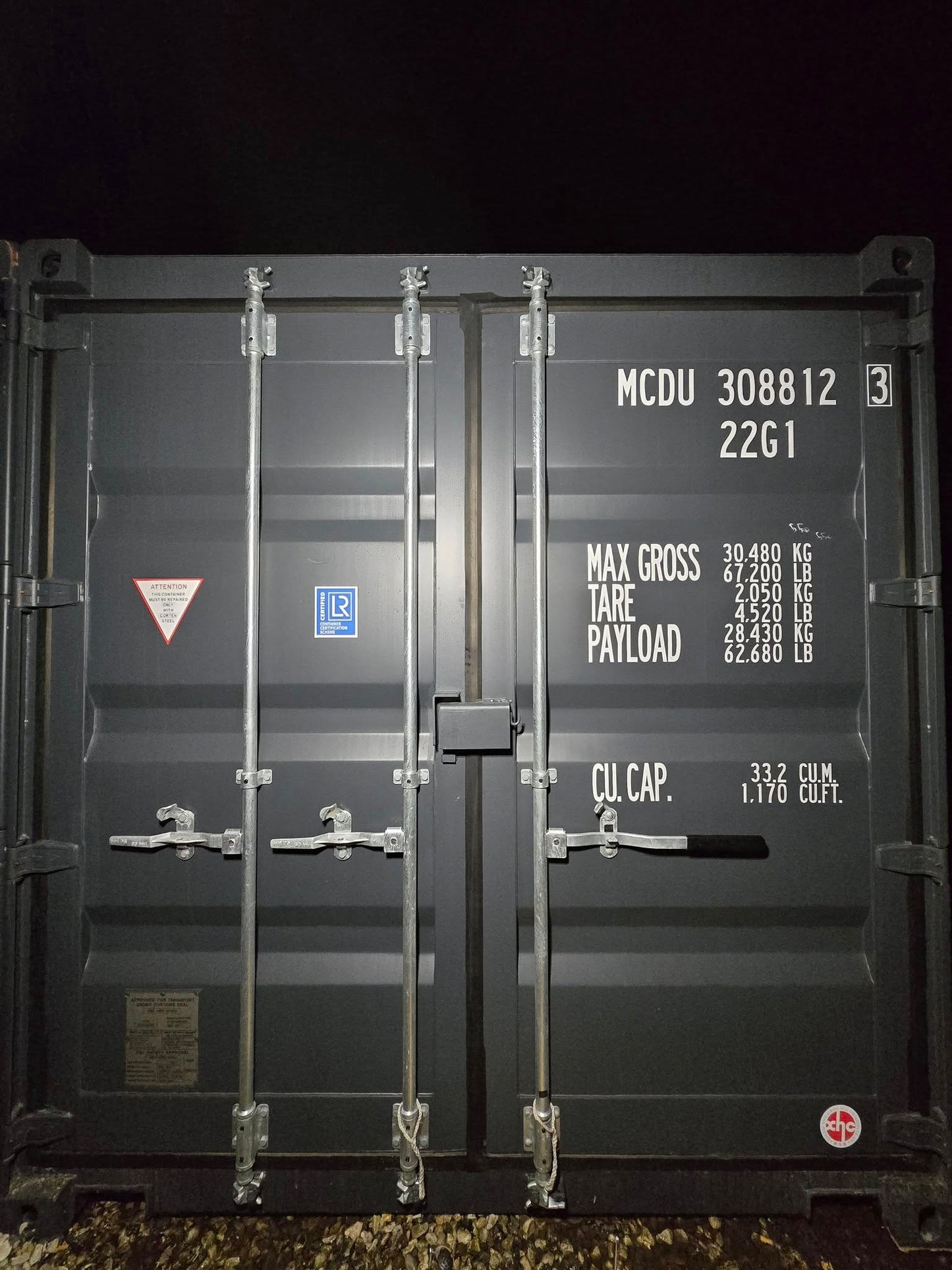 Isolerede 20 fods container