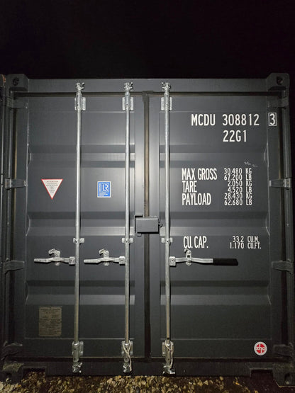 Isolerede 20 fods container