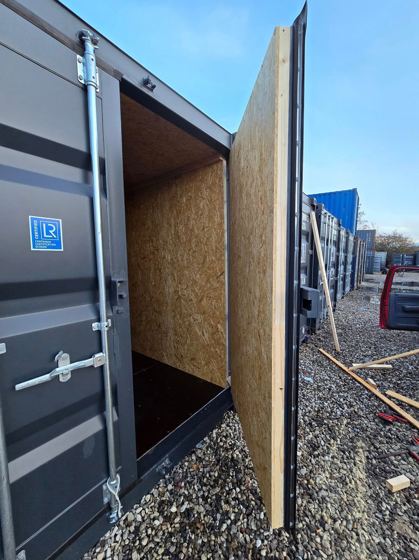 Isolerede 20 fods container