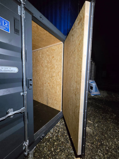 Isolerede 20 fods container