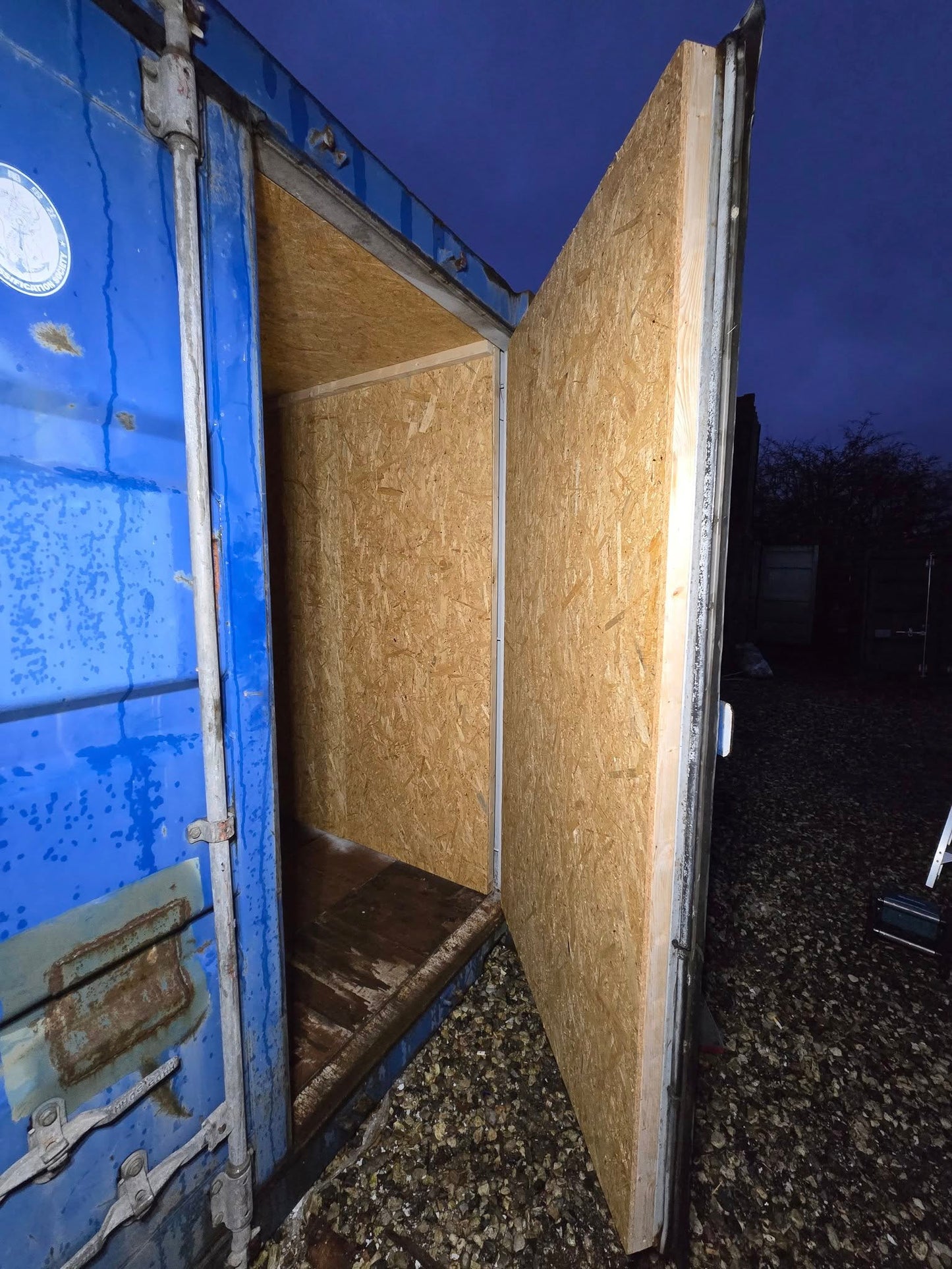 Isolerede 20 fods container