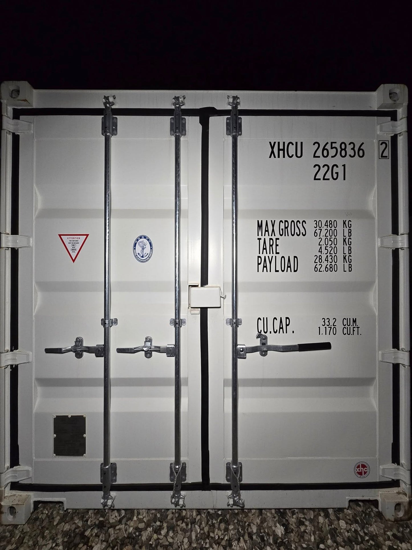 Isolerede 20 fods container