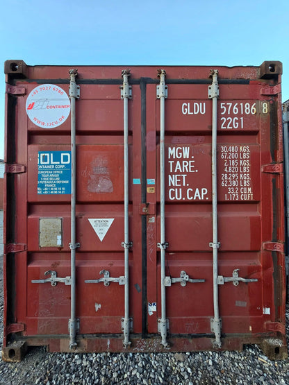 Isolerede 20 fods container