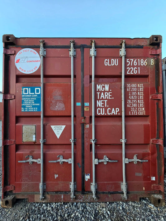 Isolerede 20 fods container