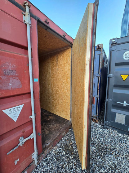 Isolerede 20 fods container