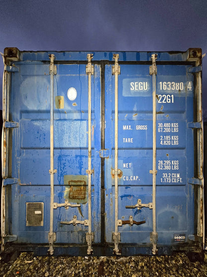 Isolerede 20 fods container