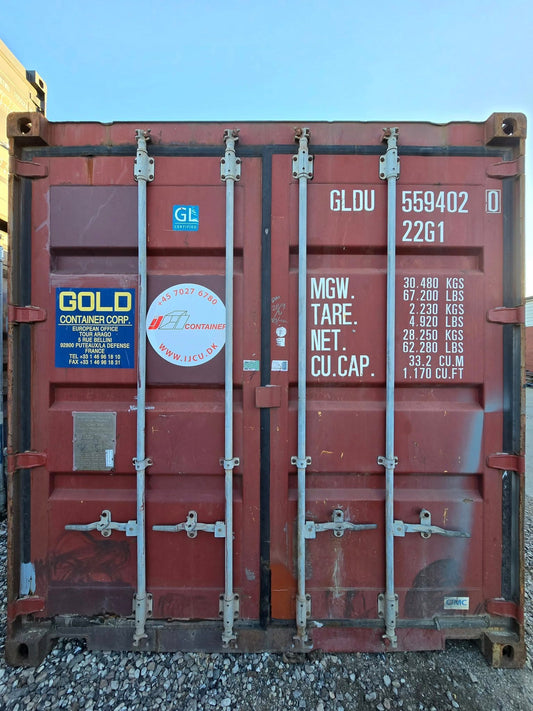Isolerede 20 fods container