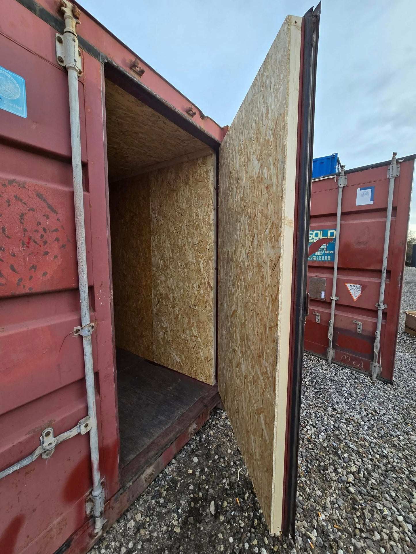 Isolerede 20 fods container