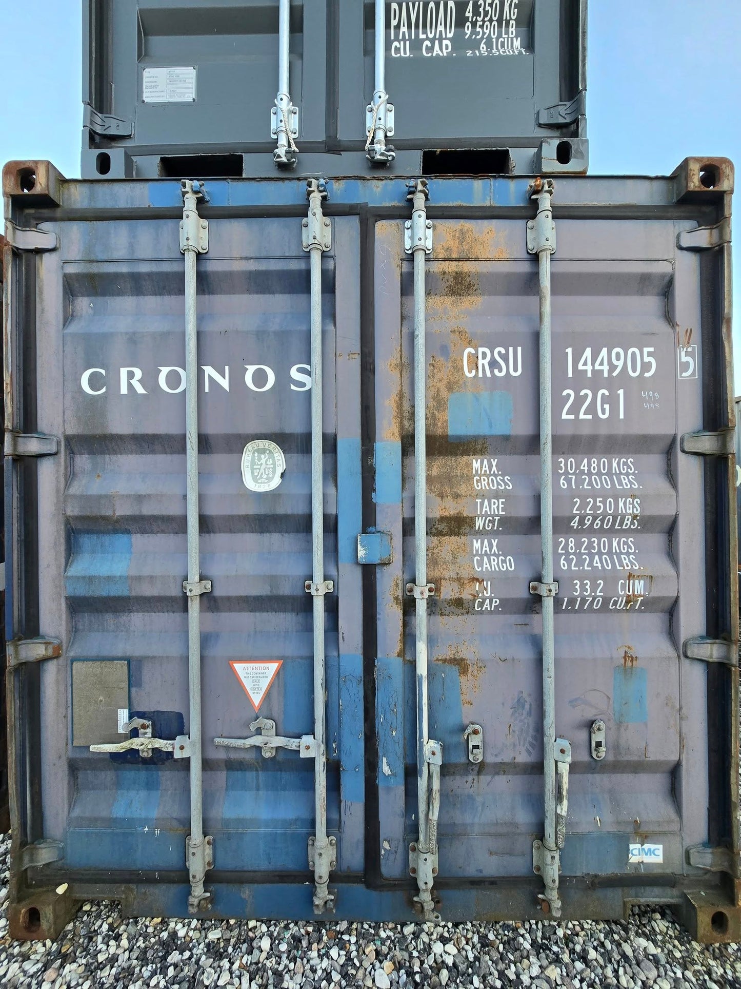 Sødygtig 20 fods container