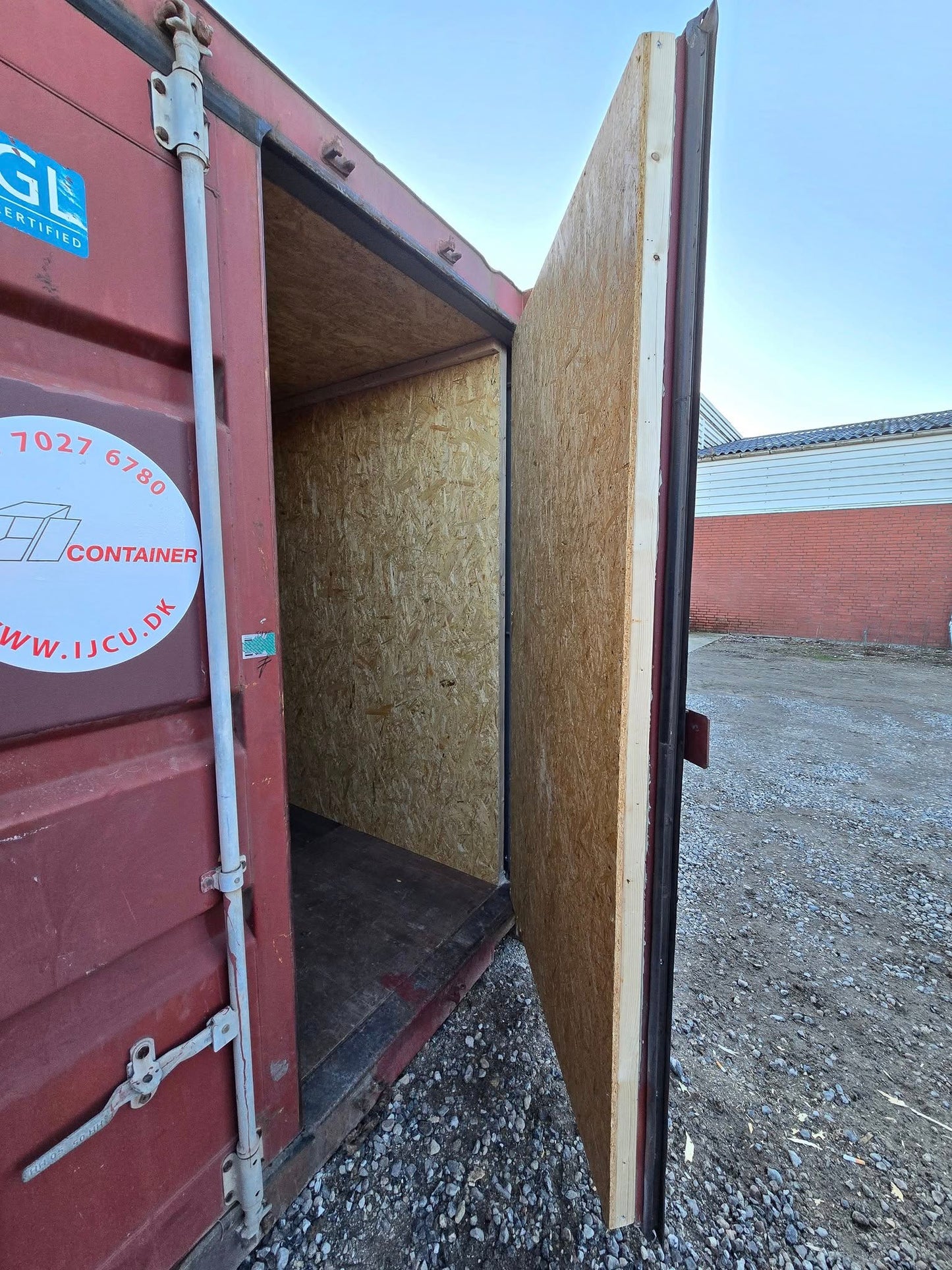 Isolerede 20 fods container