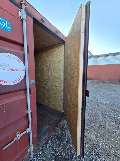 Isolerede 20 fods container