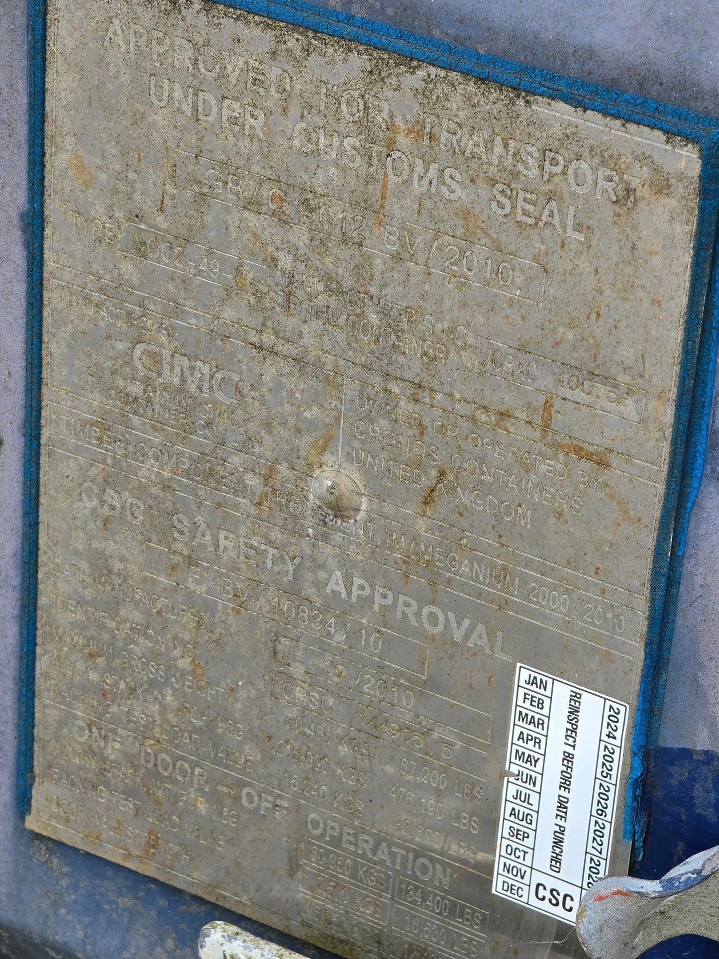 Sødygtig 20 fods container