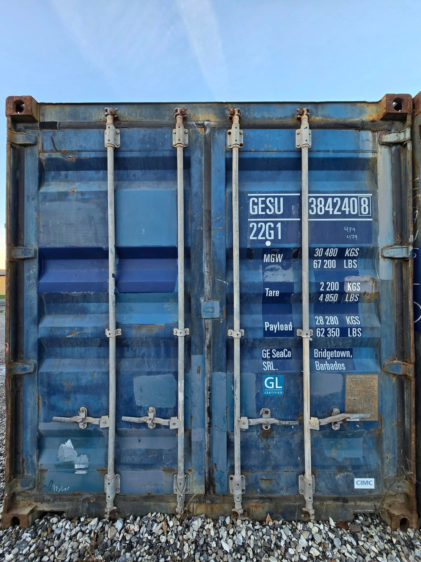 Sødygtig 20 fods container