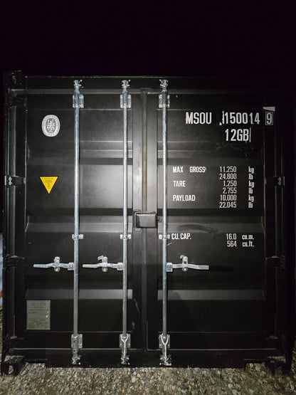 Isoleret 10 fods container - linoleum