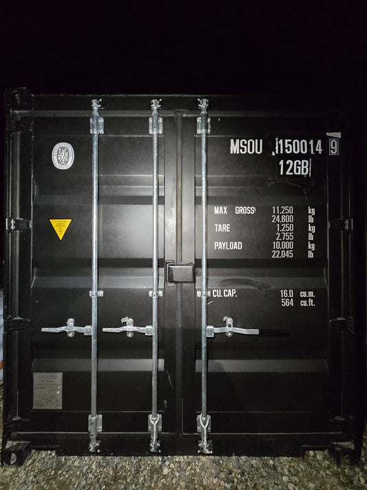 Isoleret 10 fods container - linoleum