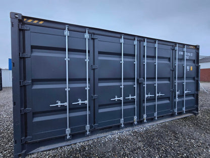 20 fods container med fuld sideåbning