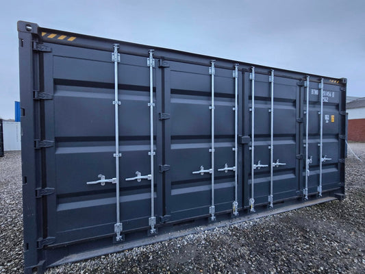 20 fods container med fuld sideåbning