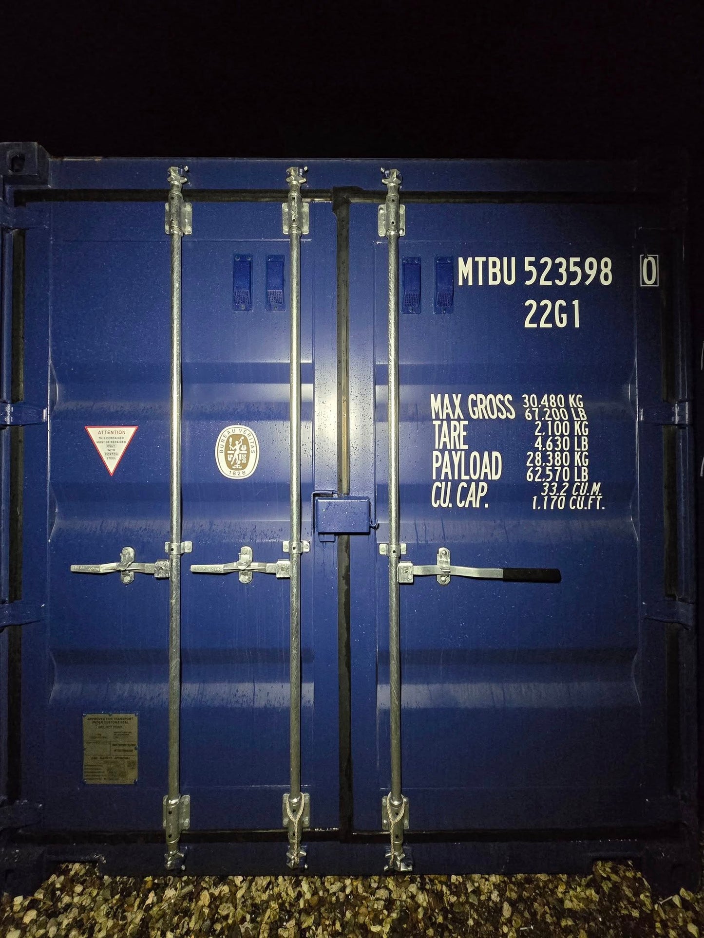 Isolerede 20 fods container