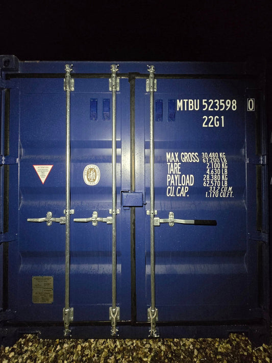 Isolerede 20 fods container