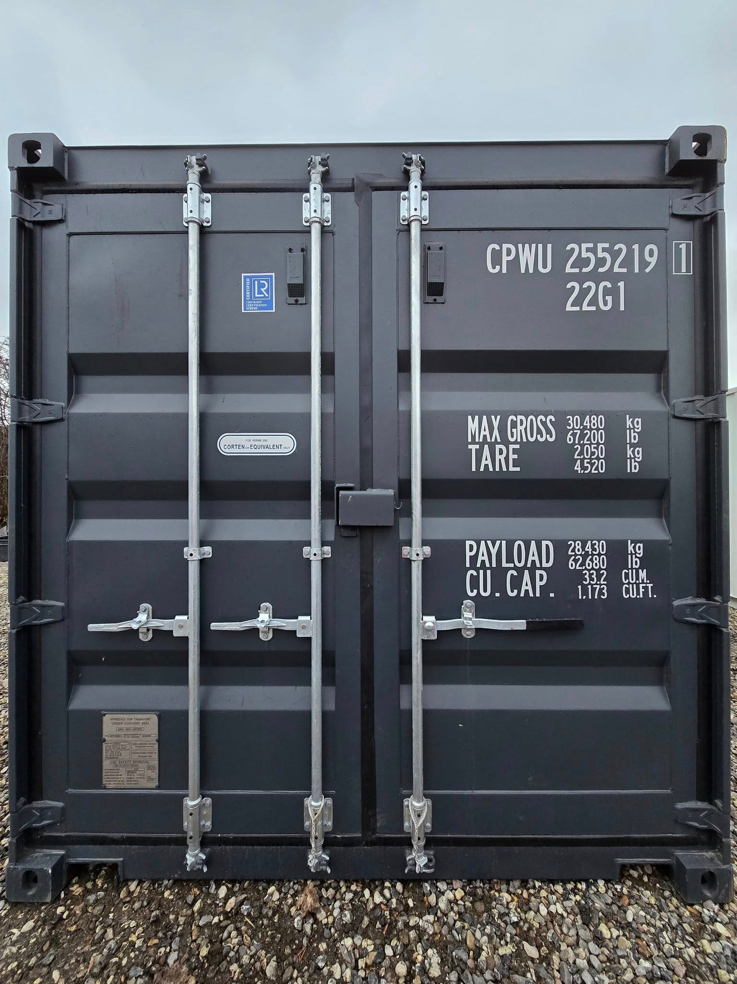 Isolerede 20 fods container