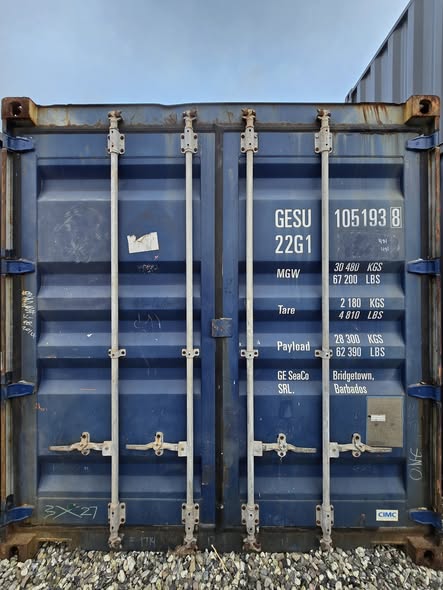 Isolerede 20 fods container