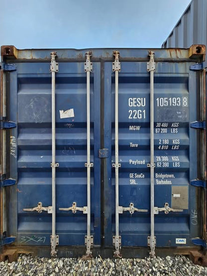 Isolerede 20 fods container
