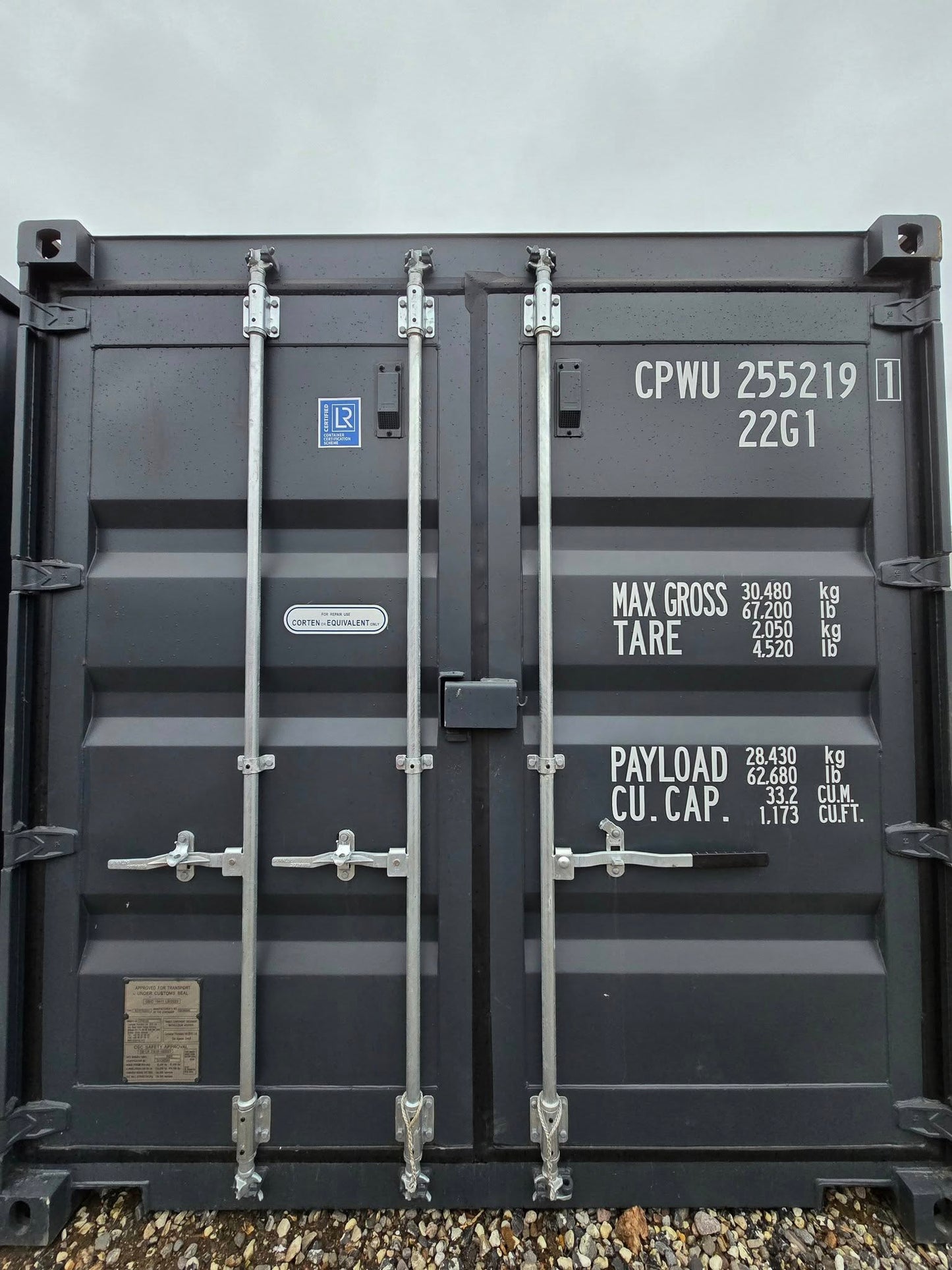 Isolerede 20 fods container
