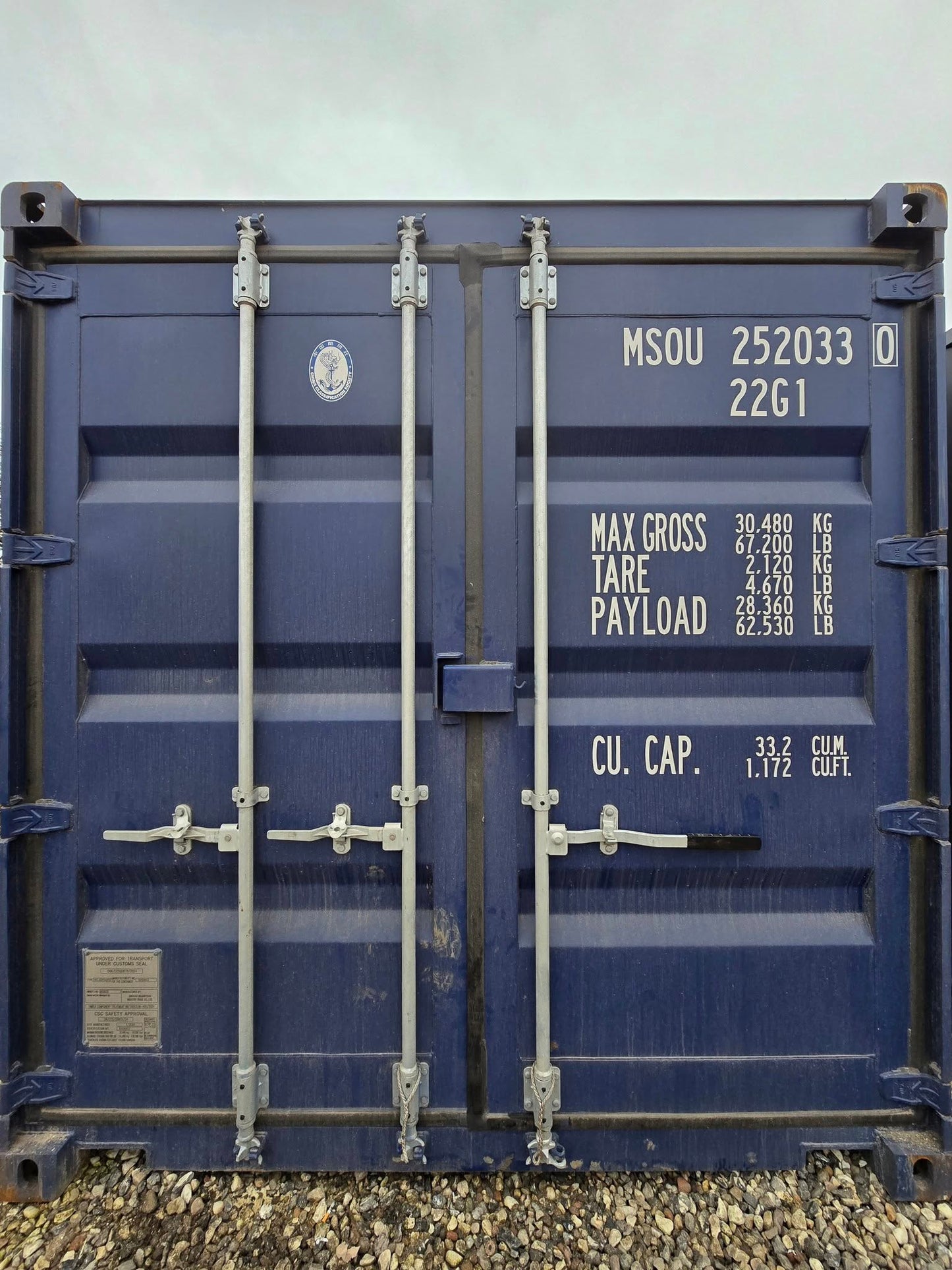 Isolerede 20 fods container