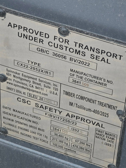 20 fods container