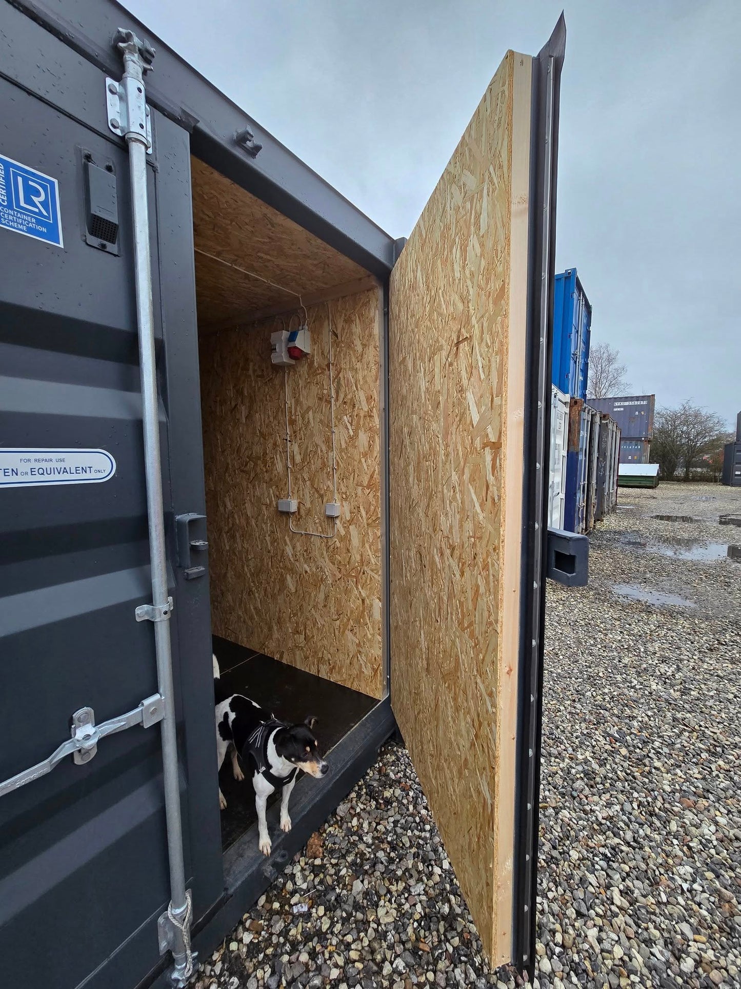 Isolerede 20 fods container