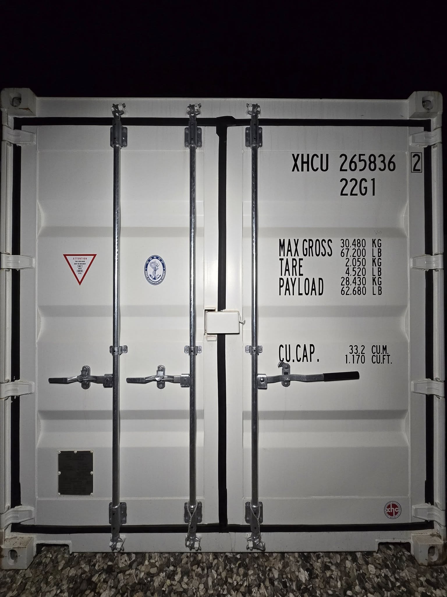 Isolerede 20 fods container - AL Containerservice