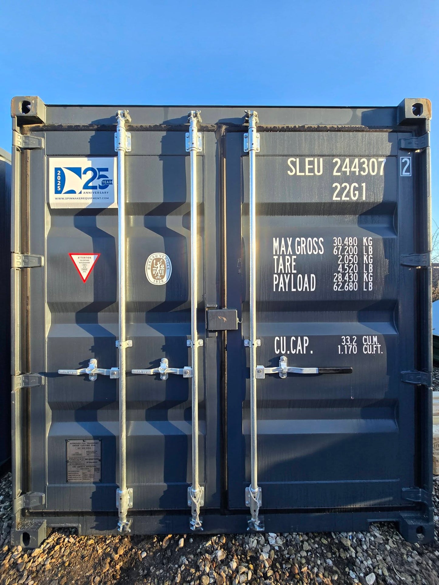 Isolerede 20 fods container