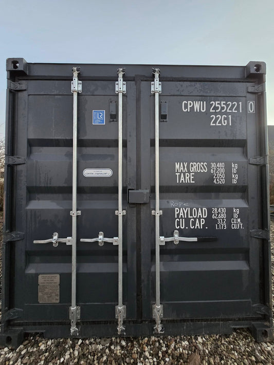 Isolerede 20 fods container
