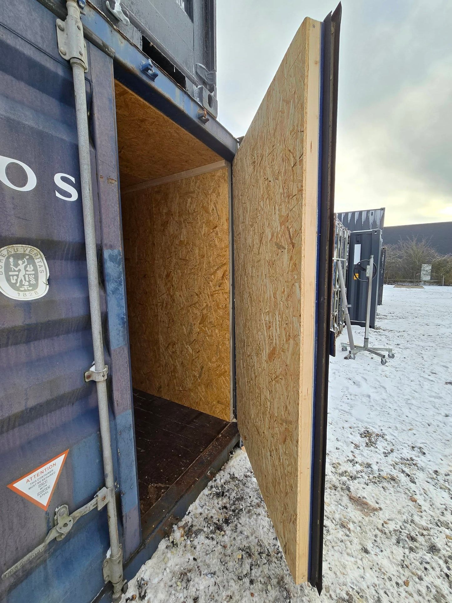 Isolerede 20 fods container