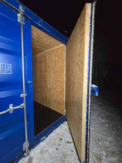Isolerede 20 fods container