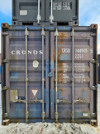 Isolerede 20 fods container