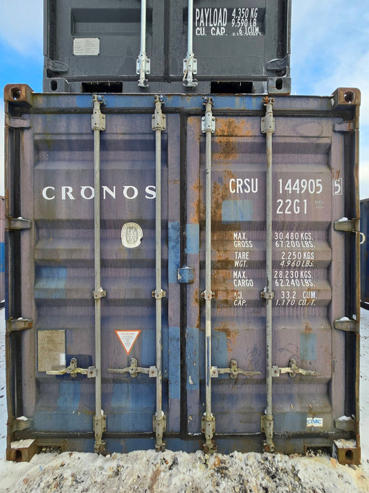 Isolerede 20 fods container