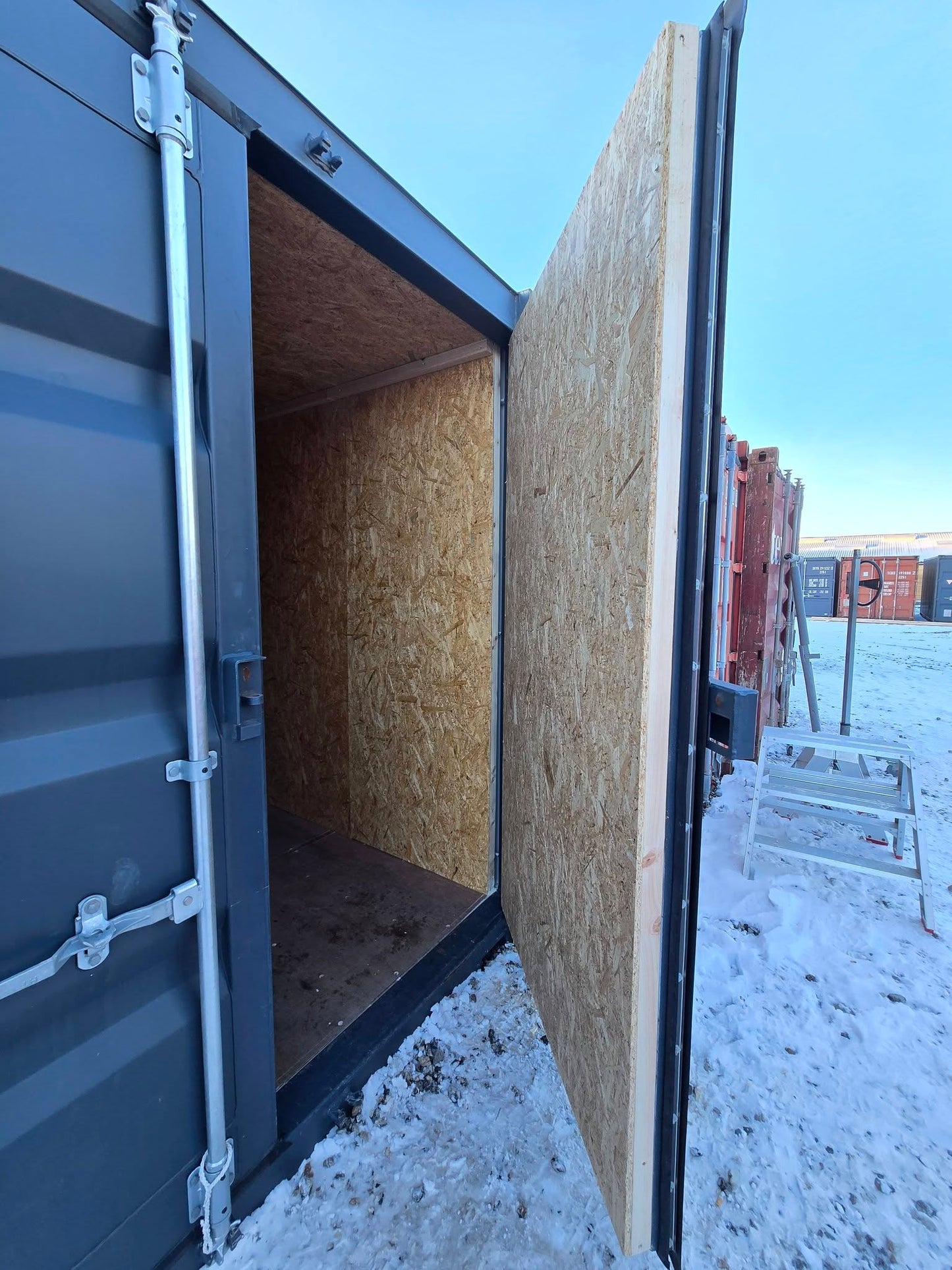 Isolerede 20 fods container