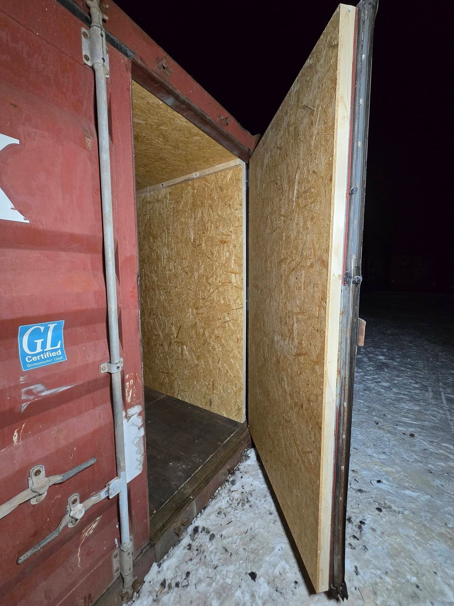 Isolerede 20 fods container