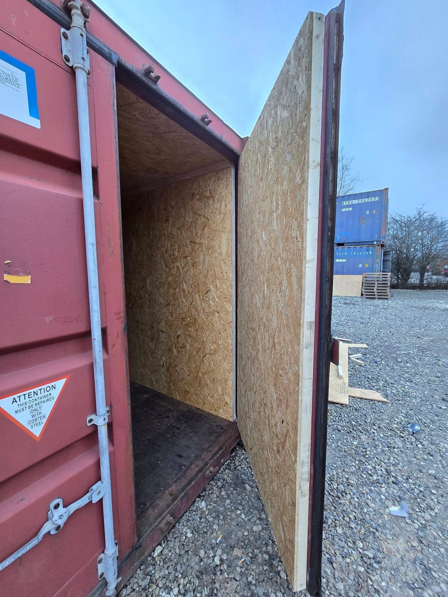 Isolerede 20 fods container