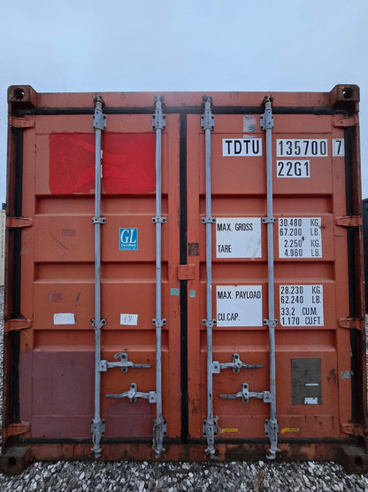 Isolerede 20 fods container