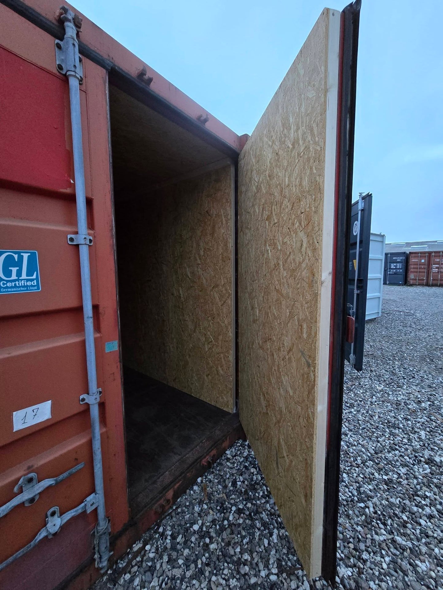 Isolerede 20 fods container
