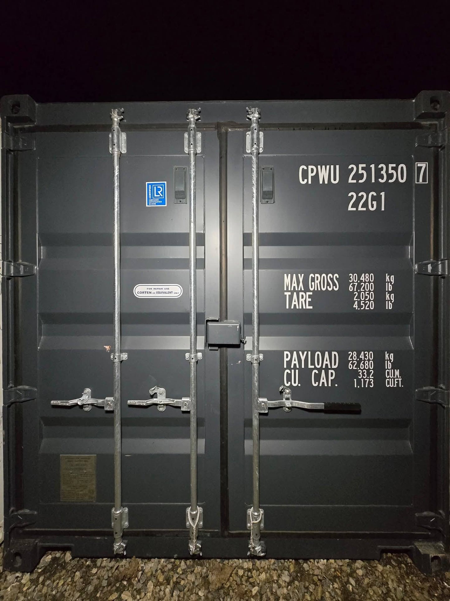 Isolerede 20 fods container