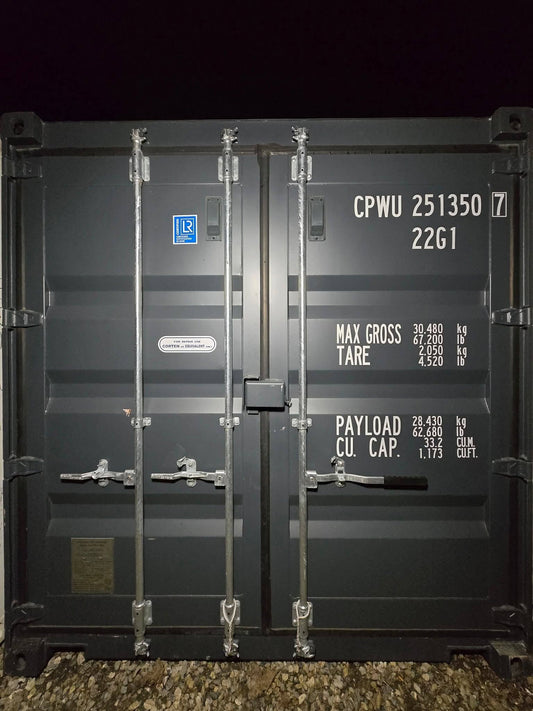 Isolerede 20 fods container