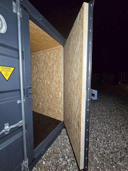 Isolerede 20 fods container