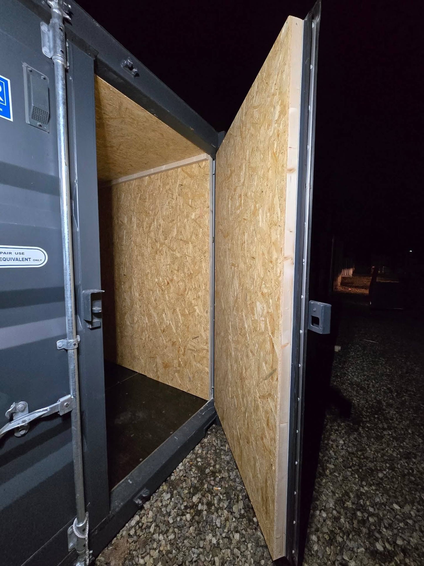 Isolerede 20 fods container