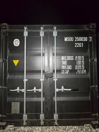 Isolerede 20 fods container