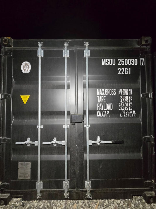 Isolerede 20 fods container