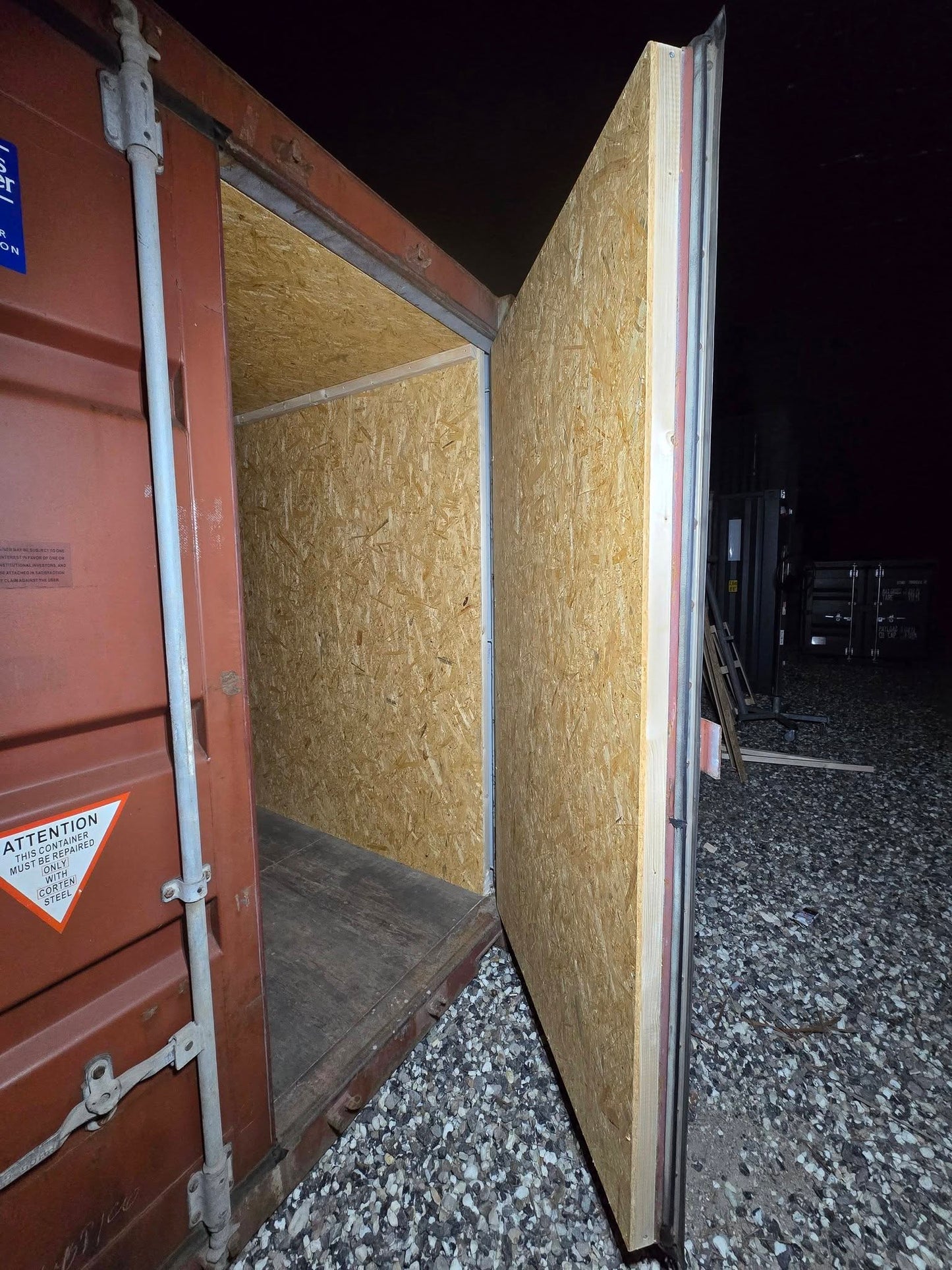 Isolerede 20 fods container