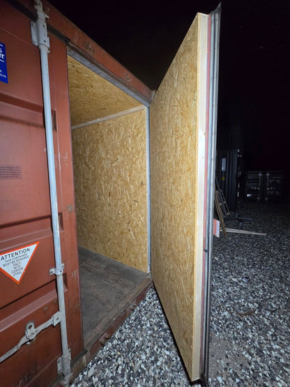 Isolerede 20 fods container